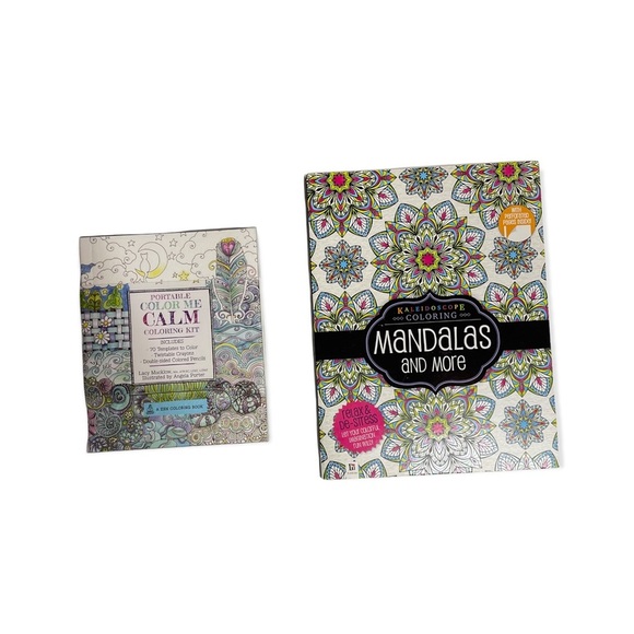 COLOR ME CALM Coloring Kit and Coloring Book NWT - Picture 2 of 6